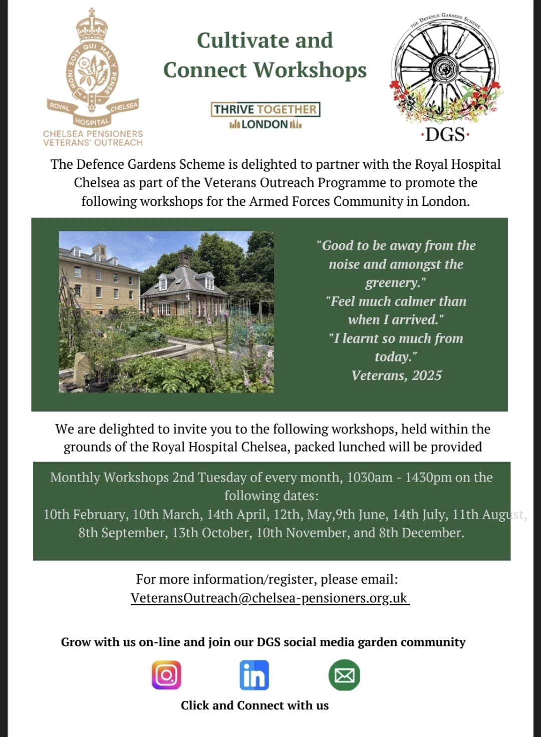 Defence Gardens Scheme – Cultivate and Connect Gardening Workshop