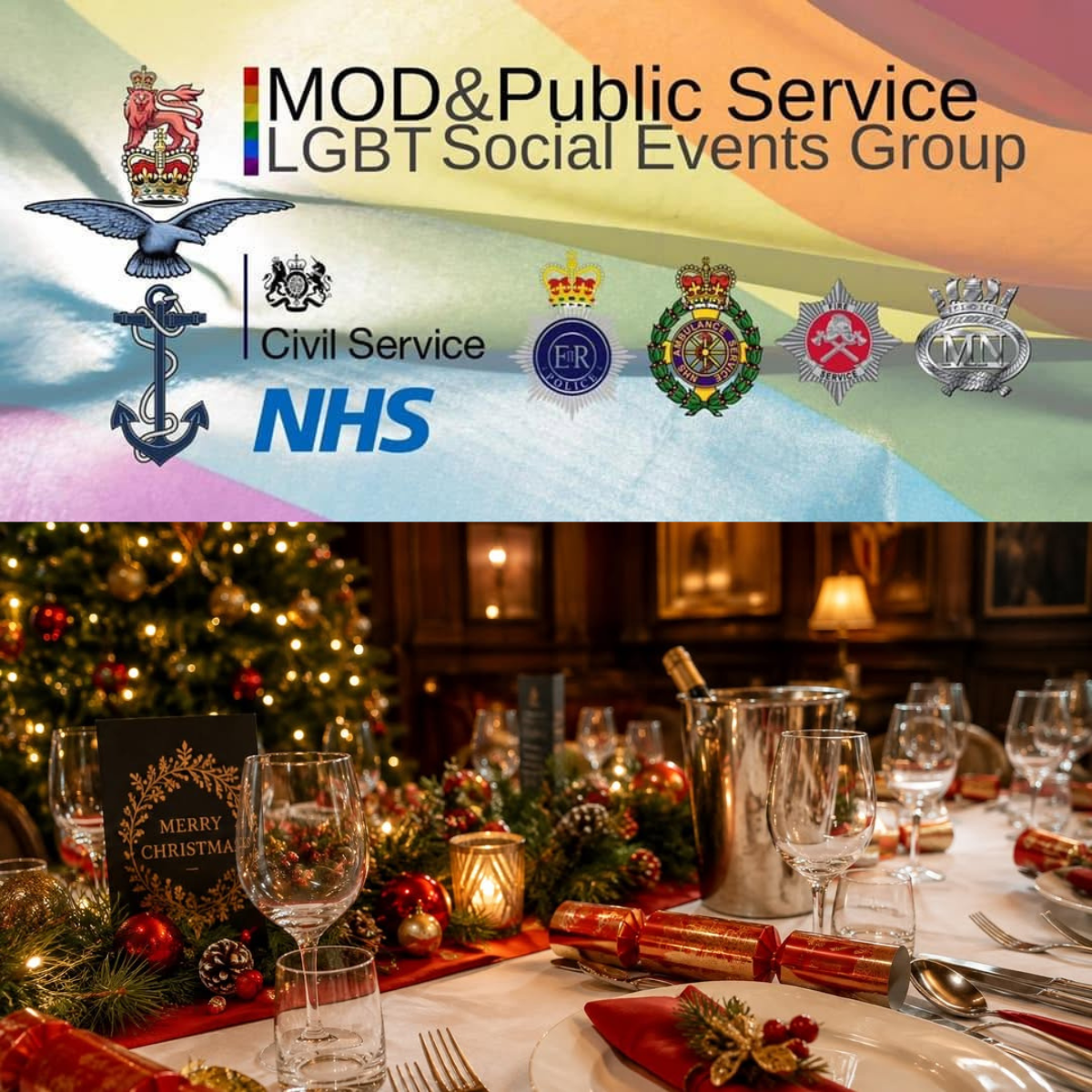 MOD Public Services LGBT+ Network Christmas Dinner